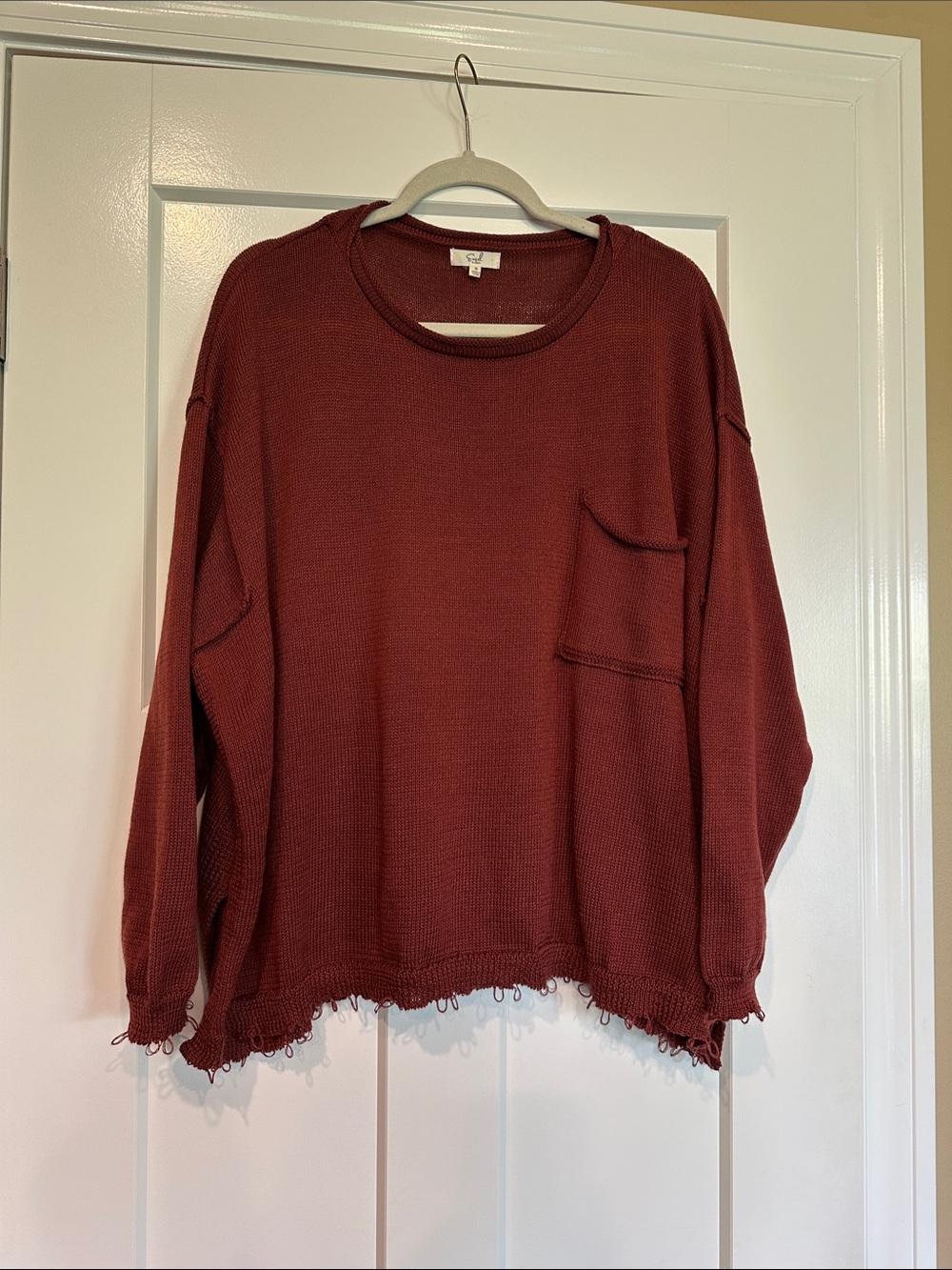 Easel Oversized Sweater, Size Small